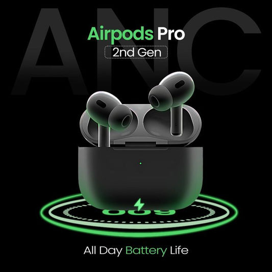 AirPods Pro 2nd Generation Bluetooth Wireless Earbuds – Noise Cancelling, Wireless, Adaptive Audio, and Ultra-Clear Calls for Ultimate Comfort!"